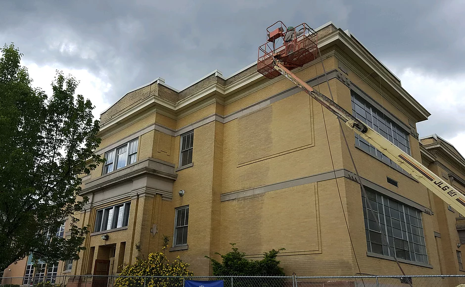 School Restoration Sandblasting Wisconsin School Restoration Mobile Sandblasting Wisconsin