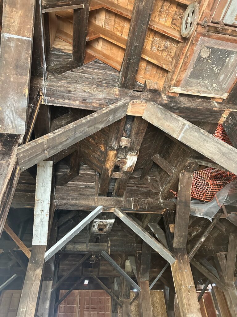 After Salt Blasting Granary After Salt Blasting Granary