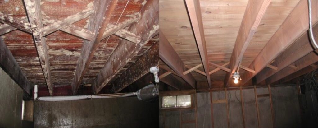 Soda Blasting Before and After